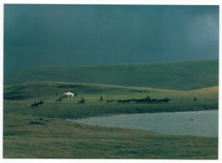 on the plains / Hakim Bey postcard